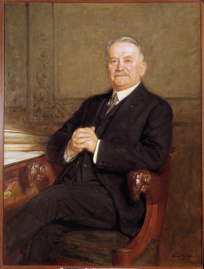 Retrato del Presidente de la República Gaston Doumergue de Marcel Andre Baschet