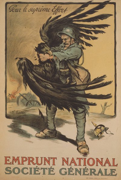 Cartel publicitario de la Société Générale "Préstamo Nacional" de Marcel Falter