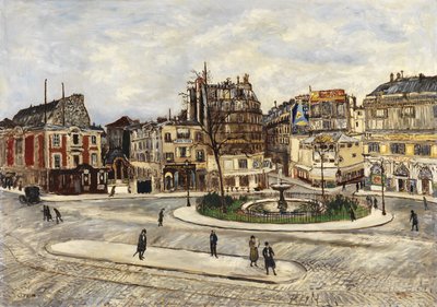 La Place Pigalle, c.1924 de Marcel Leprin