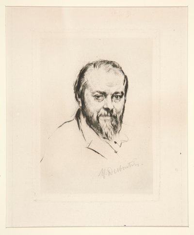 Retrato de J. J. gallina de Marcellin Desboutin