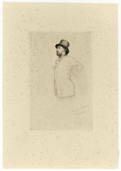Edgar Degas, de Pie de Marcellin Gilbert Desboutin