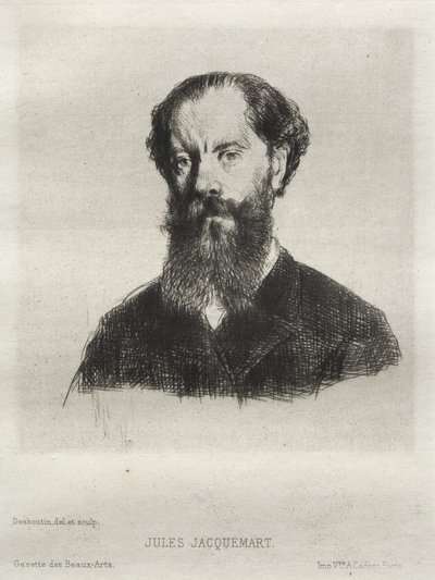 Jules Jacquemart, 1876 de Marcellin Gilbert Desboutin