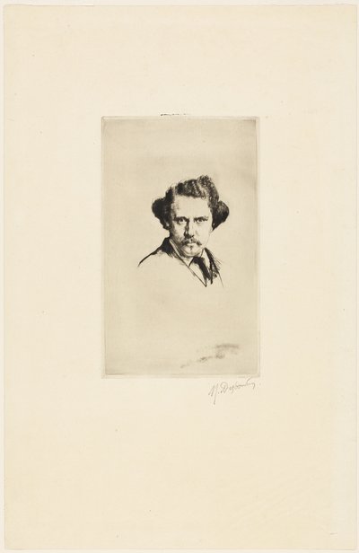 Retrato de Alfred Cadart de Marcellin Gilbert Desboutin