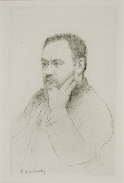 Retrato de Emile Zola de Marcellin Gilbert Desboutin