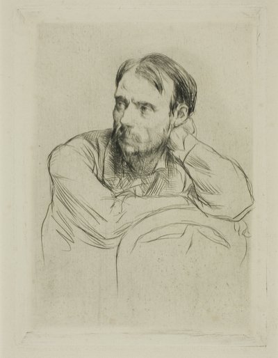 Retrato de Renoir de Marcellin Gilbert Desboutin