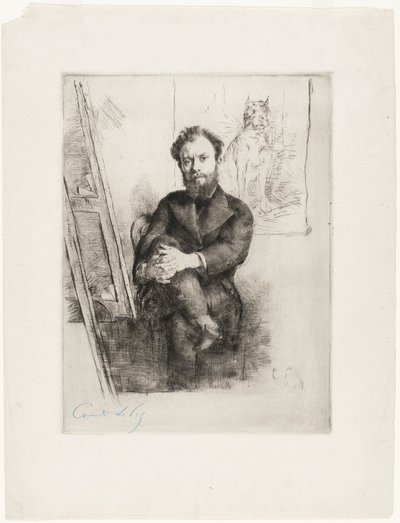 Retrato del Vizconde Ludovic Napoléon Lepic de Marcellin Gilbert Desboutin