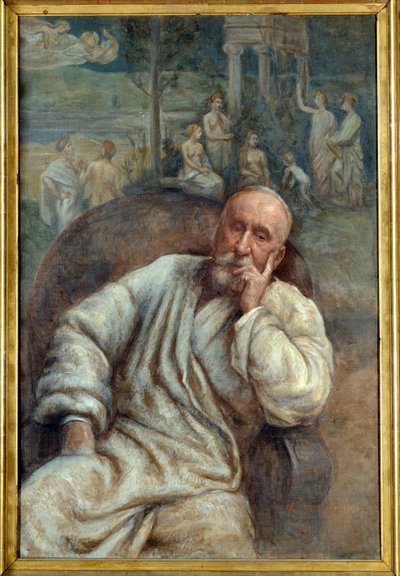 Retrato del pintor Pierre Cecil Puvis de Chavanne (1824-1898) de Marcellin Gilbert Desboutin