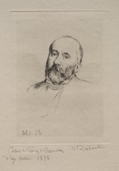 Puvis de Chavannes, 1876 de Marcellin Gilbert Desboutin