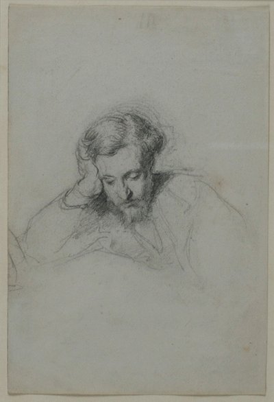 Retrato del poeta Heinrich Heine 1797-1856, 1853 de Marcellin Gilbert Desboutins