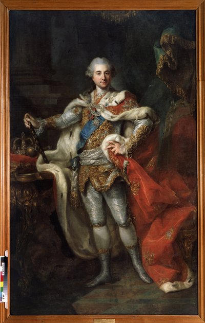 Retrato de Stanislaw II August Poniatowski, Rey y Gran Duque de la Mancomunidad Polaco-Lituana (1732-1798), c.1790 de Marcello Bacciarelli