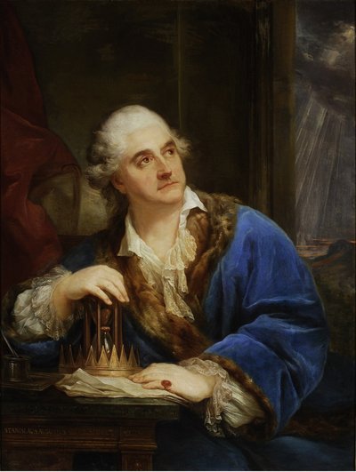 Retrato de Stanisław II August Poniatowski, Rey y Gran Duque de la Mancomunidad Polaco-Lituana (1732-1798) de Marcello Bacciarelli