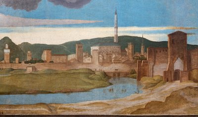 Detalle de la ciudad de Vicenza de Marcello Fogolino