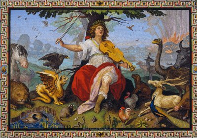 "Orfeo" Mosaico de Marcello Provenzale (1577-1639) 1618 de Marcello Provenzale