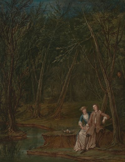 Amantes en un claro de Marcellus Laroon the Younger