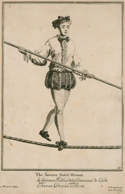 Feria de Bartholomew, Londres: La famosa mujer holandesa en 1687 de Marcellus the Elder Laroon