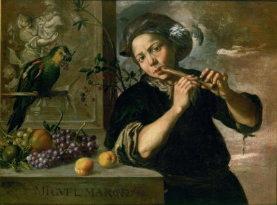 El oído o la alegoría del otoño siglo XVII de March Miguel
