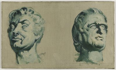 Boceto para el Salón de las Ciencias del Hôtel de Ville de París: Cuvier - Lavoisier, 1890 (óleo sobre lienzo, cartón) de Marchal Marchal