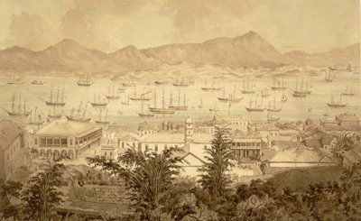 Puerto de Hong Kong de Marciano Antonio Baptista