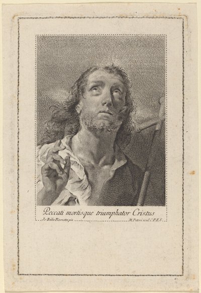 Cristo triunfante sobre el pecado y la muerte de Marco Alvise Pitteri after Giovanni Battista Piazzetta