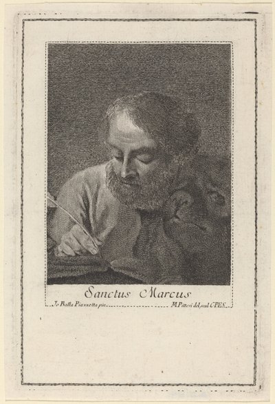San Marcos de Marco Alvise Pitteri after Giovanni Battista Piazzetta