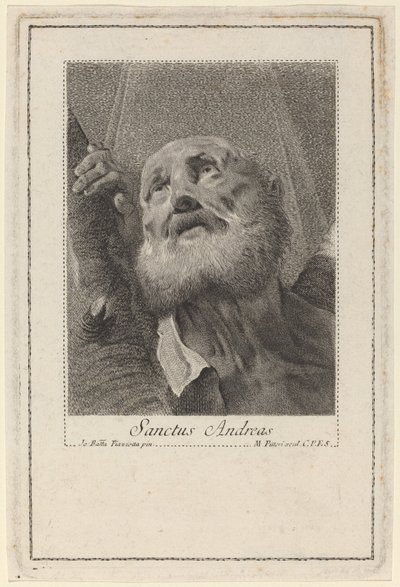 San Andrés de Marco Alvise Pitteri after Giovanni Battista Piazzetta