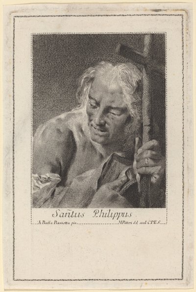 San Felipe de Marco Alvise Pitteri after Giovanni Battista Piazzetta