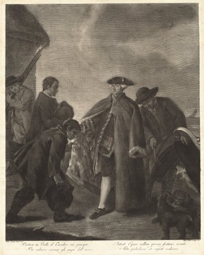 Llegada del maestro de Marco Alvise Pitteri after Pietro Longhi