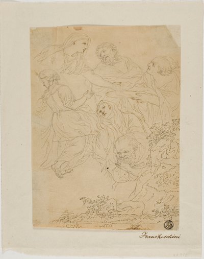 Bocetos de Figuras, Paisaje de Marcantonio Franceschini