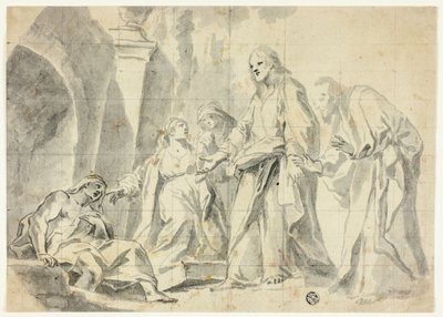 Resurrección de Lázaro de Marco Benefial