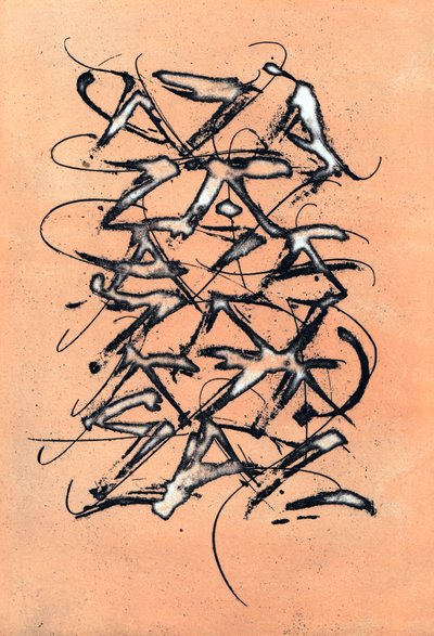 AZA, 2002 (aguatinta al azúcar) de Marco Campedelli