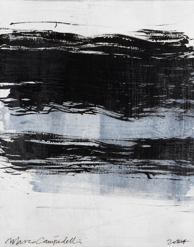 Big Line, 2024 (acrílico sobre lienzo) de Marco Campedelli