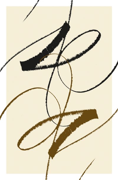 Danza, 2014 (tinta sobre papel) de Marco Campedelli