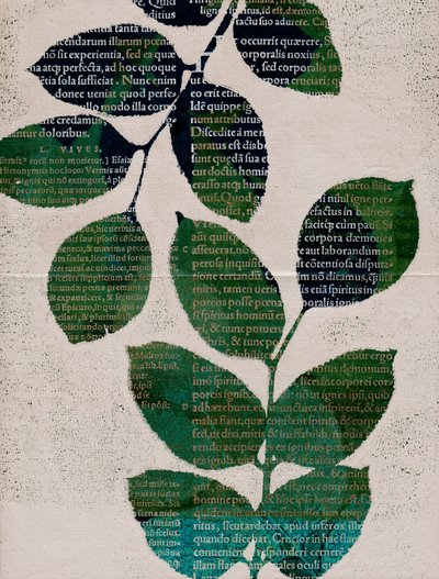 Hojas, 2024 (monotipo) de Marco Campedelli