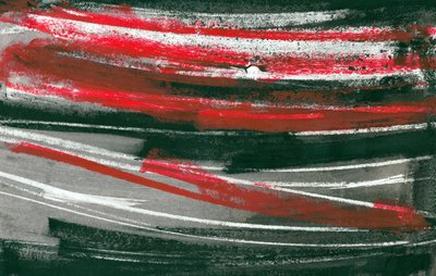 Tormenta en rojo, 2017 (técnica mixta) de Marco Campedelli