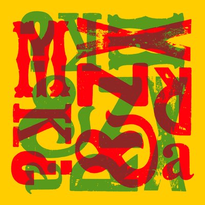 Textura Brasil, 2016 (impresión tipográfica en madera) de Marco Campedelli