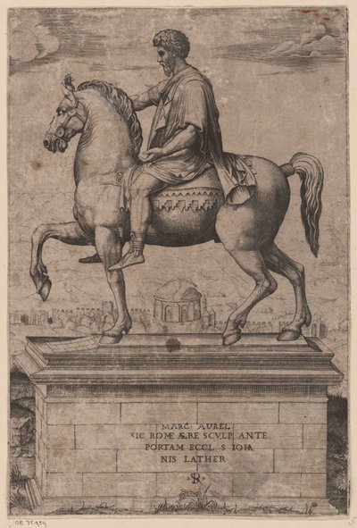 Estatua ecuestre de Marco Aurelio de Marco Dente
