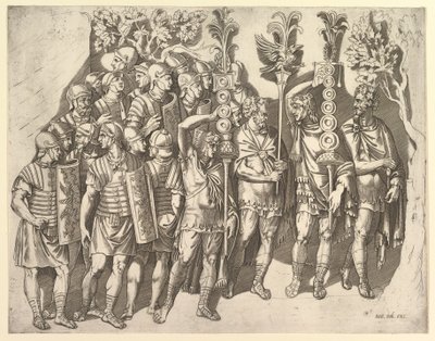 Speculum Romanae Magnificentiae: Una legión romana de la columna de Trajano de Marco Dente