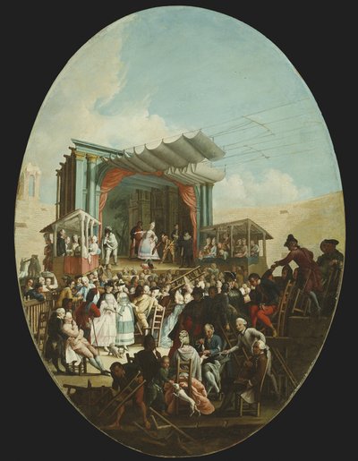 Una comedia italiana en Verona, 1772 de Marco Marcola