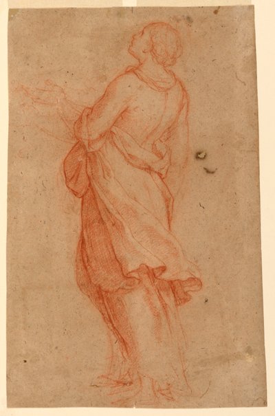 Dibujo, Una joven (Santa María Magdalena bajo la cruz), 1550-75 de Marco Pino