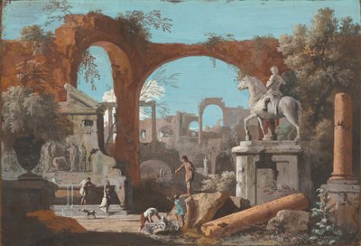 Un Capricho de Ruinas Romanas de Marco Ricci
