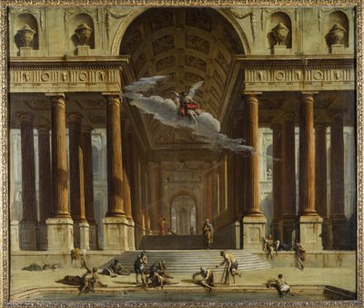 El estanque de Siloé, c.1711-16 de Marco Ricci