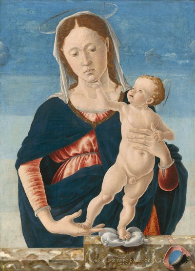 Madonna y el Niño de Marco Zoppo or Imitator