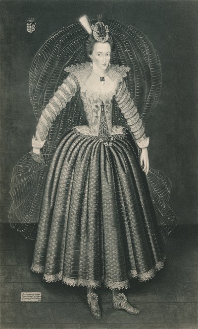 Lucy Harrington, Condesa de Bedford, siglo XVI, 1904 de Marcus Garret Gheeraerts the Younger