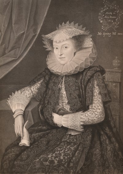 Mary Sidney, Condesa de Pembroke, 1614, 1904 de Marcus Garret Gheeraerts the Younger