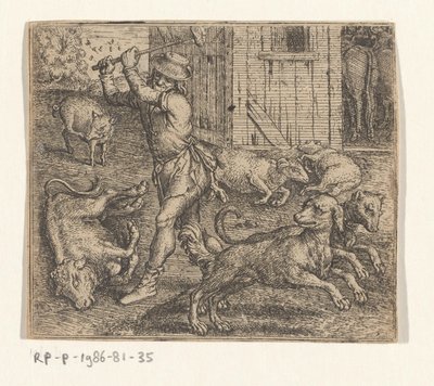 Fábula del granjero y sus perros de Marcus Gheeraerts (I)