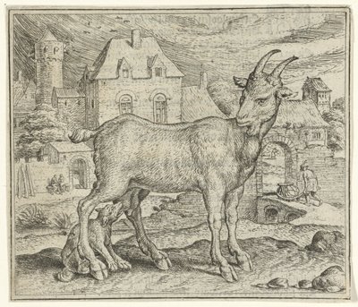 Fábula de la cabra y el joven lobo de Marcus Gheeraerts (I)