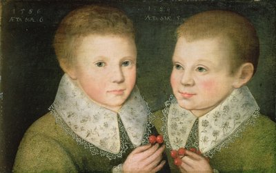 Retrato de dos hermanos, 1586 de Marcus Gheeraerts