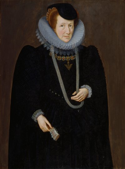 Retrato de mujer, probablemente Mary, Lady Scudamore de Marcus Gheeraerts the Younger