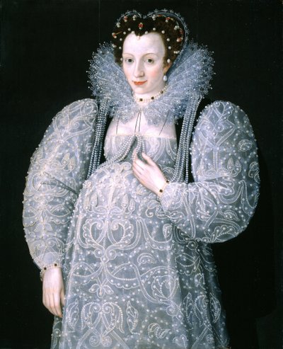 Retrato de una Dama Desconocida de Marcus Garret Gheeraerts the Younger