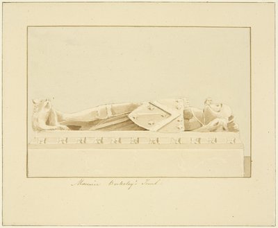 Efigie de Maurice, 7º conde de Berkeley, en la catedral de Bristol de Marcus H. Homes